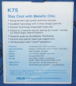 ������ 17.3" ������� Asus K75 � ����������� Intel Ivy Bridge