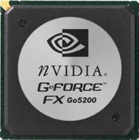NVIDIA GeForce FX Go 5200 Chip
