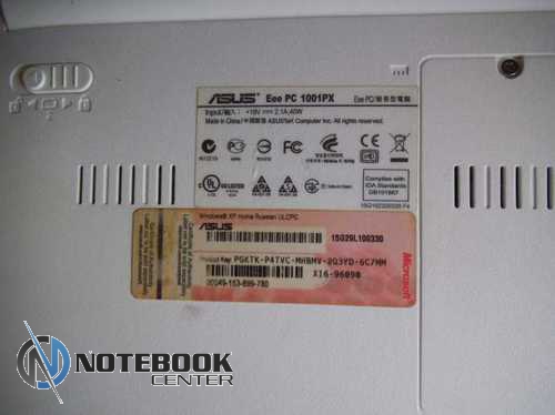 Нетбук Asus 1001PX белый в упаковке, состояние нового, аккум.- 6 часов