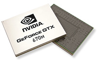 NVIDIA GeForce GTX 670M NVIDIA GeForce GTX 670M