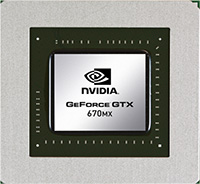 NVIDIA GeForce GTX 670MX SLI NVIDIA GeForce GTX 670MX SLI
