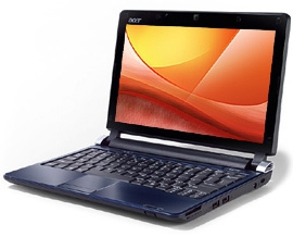 Acer Aspire One: 1,6hhz/1024 Ddr/10,1/160Gb/Yota/Web-cam