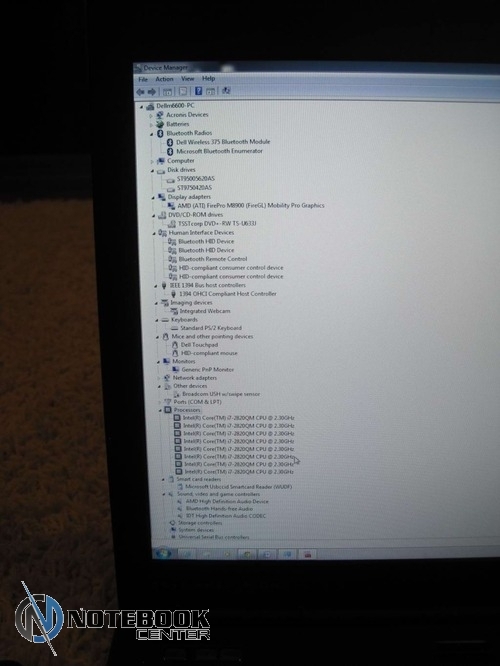 DELL PRECISION M6600 INTEL CORE I7-2820QM