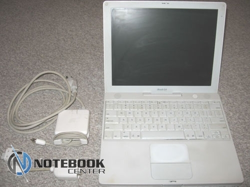 APPLE iBook G4 A1054 OS X 10.4.10, 1064 MHz, 256 Mb, 30 GB, 12.1" TFT 