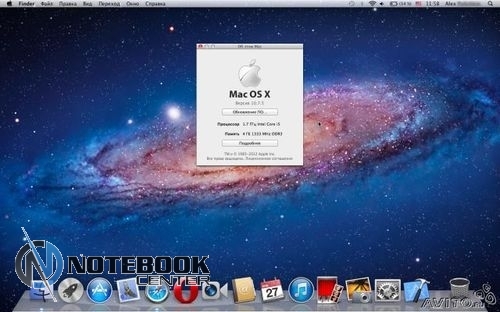 Apple MacBook Air 13 Mid 2011, core i5/4096mb/128g