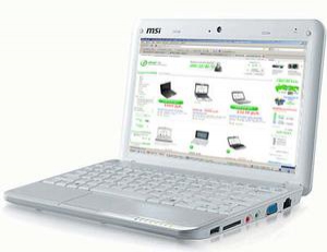 MSI wind U100 Deluxe White