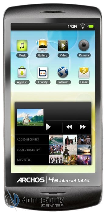 Archos 43 internet tablet 8Gb