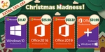 Новогоднее безумие: Windows 10 Pro за $11.47, Office 2016 за Pro $25.98 и Office 2019 за $53.32